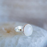 Moonstone Ring~ Sterling Silver 925 ~ Handmade ~ Gemstone ~ Hippie ~Bohemian~June Birthstone~MR376