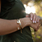 Moonstone Adjustable Bracelet ~ Gold Plated 18k ~ Handmade ~ Hippie ~Bohemian ~Jewelry ~Gemstone ~Body MB083