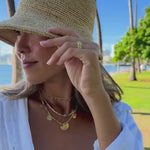 Labradorite Necklace ~ Gold Plated 18k ~Choker ~ Jewelry ~ Gift For Her ~ Minimalist~ Handmade~ Thin Chain~ Delicate ~Layered ~ MN139