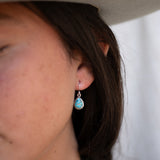 Ariel Earrings ~ Copper Turquoise ~ 18k Gold Plated or Silver Plated ~ ME189