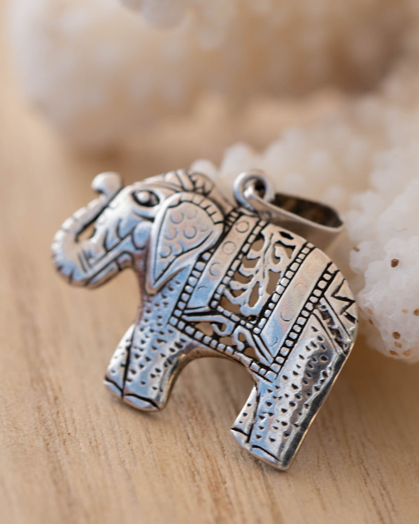 Elephant Pendant ~ Sterling Silver SMP042