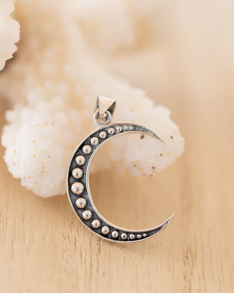 Moon Pendant ~ Sterling Silver ~ SMP023