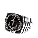 Anchor Men's Ring ~ Sterling Silver 925 ~ - Maresia Jewelry