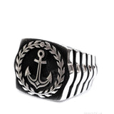 Anchor Men's Ring ~ Sterling Silver 925 ~ - Maresia Jewelry