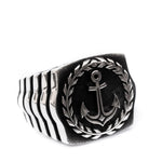Anchor Men's Ring ~ Sterling Silver 925 ~ - Maresia Jewelry