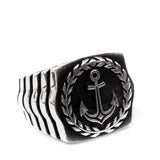 Anchor Men's Ring ~ Sterling Silver 925 ~ - Maresia Jewelry
