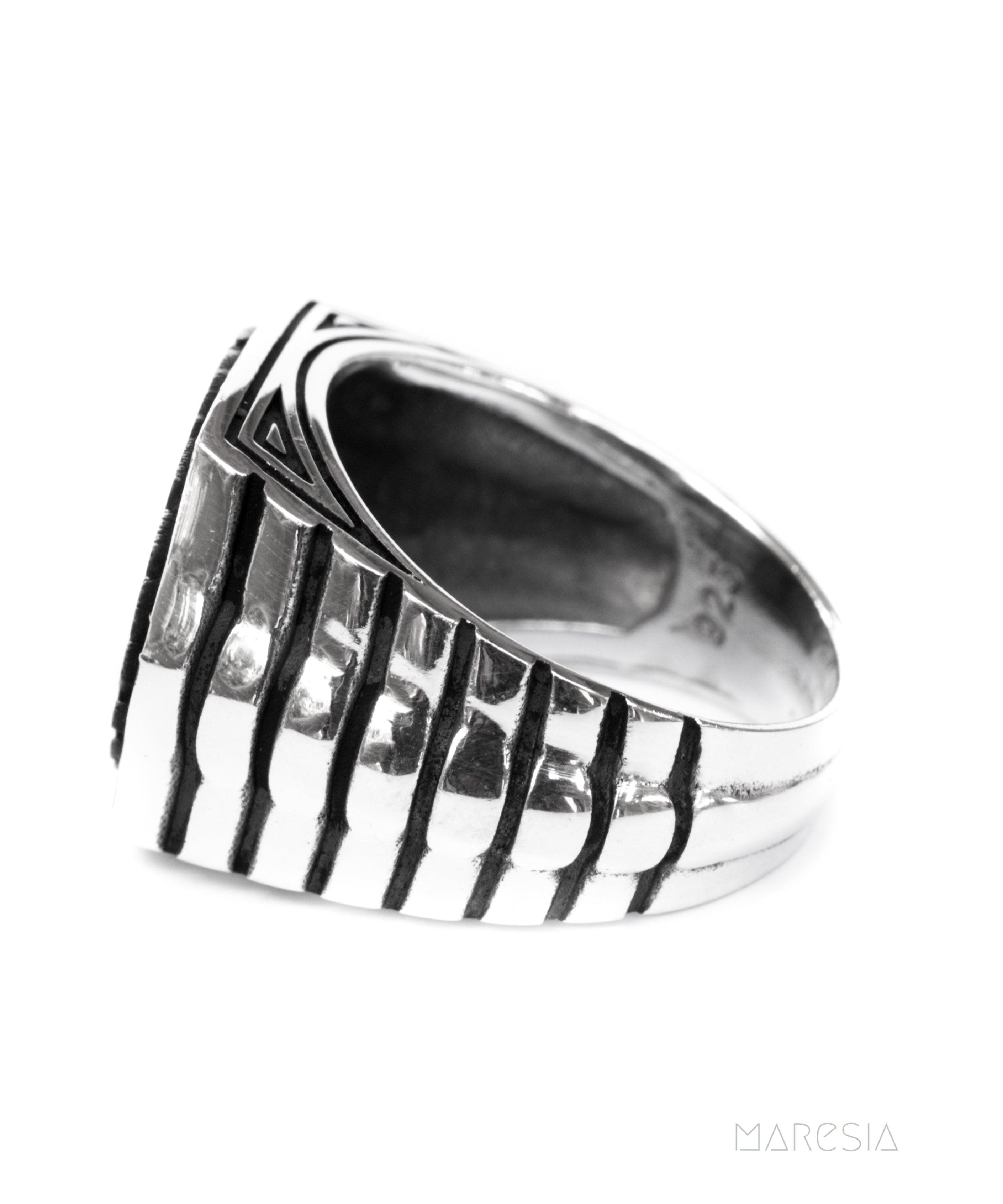 Anchor Men's Ring ~ Sterling Silver 925 ~ - Maresia Jewelry