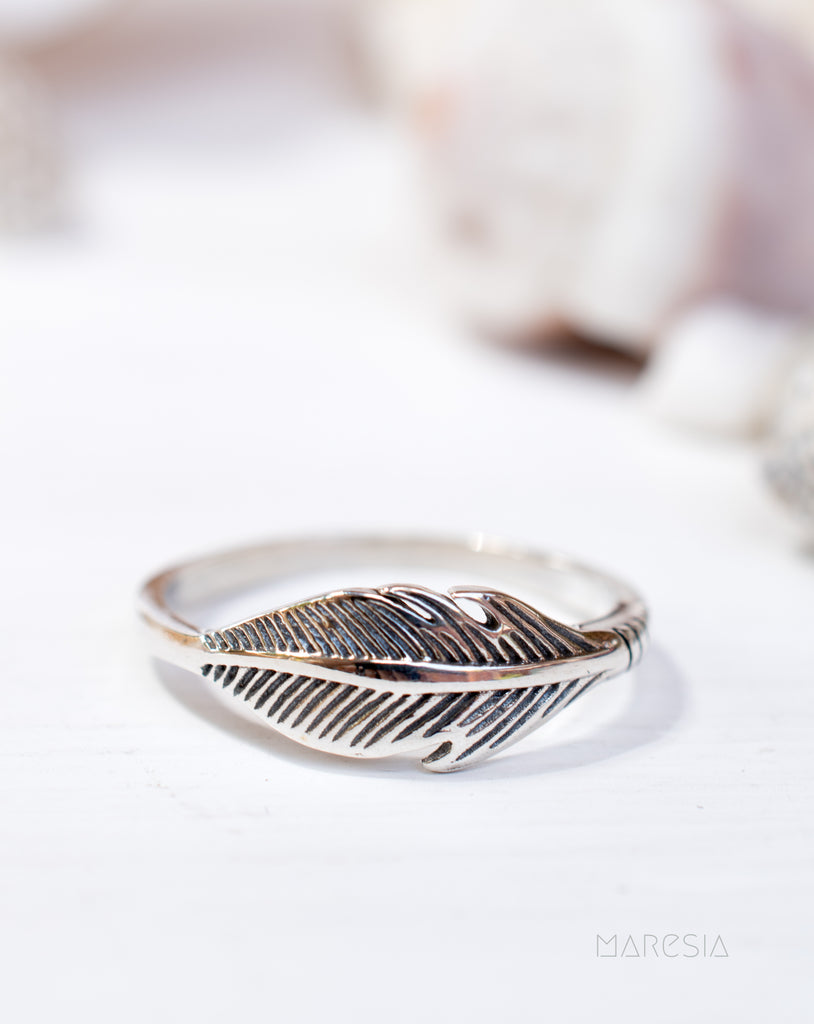 Leaf Ring~ Sterling Silver 925~ SMR057