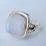 Alice Moonstone Ring ~ Sterling Silver 925 ~MR109 **Best Seller** - Maresia Jewelry