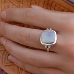 Alice Moonstone Ring ~ Sterling Silver 925 ~MR109 **Best Seller** - Maresia Jewelry
