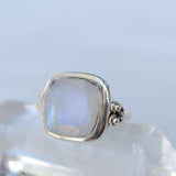 Alice Moonstone Ring ~ Sterling Silver 925 ~MR109 **Best Seller** - Maresia Jewelry