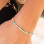 Amazonite Bracelet ~ Gold Filled or Sterling Silver 925 ~ MB017 - Maresia Jewelry