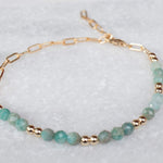 Amazonite Bracelet ~ Gold Filled or Sterling Silver 925 ~ MB017 - Maresia Jewelry