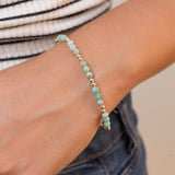 Amazonite Bracelet ~ Gold Filled or Sterling Silver 925 ~ MB017 - Maresia Jewelry