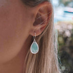 Amazonite Earrings ~ Sterling Silver 925 ~ME196 - Maresia Jewelry