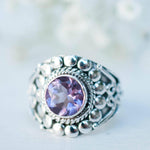 Amethyst Ring ~ Sterling Silver 925 ~MR099A - Maresia Jewelry