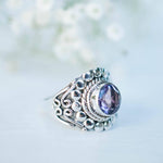 Amethyst Ring ~ Sterling Silver 925 ~MR099A - Maresia Jewelry