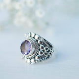 Amethyst Ring ~ Sterling Silver 925 ~MR099A - Maresia Jewelry