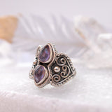 Amethyst Ring ~ Sterling Silver 925 ~ MR106A - Maresia Jewelry