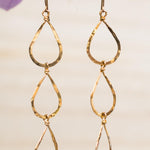 Ana Paula Tear Drop Earrings ~Gold Plated or Silver Plated ~ SME008 - Maresia Jewelry