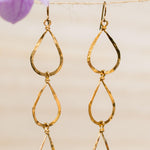Ana Paula Tear Drop Earrings ~Gold Plated or Silver Plated ~ SME008 - Maresia Jewelry