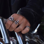 Anchor Men's Ring ~ Sterling Silver 925 ~ - Maresia Jewelry