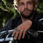 Anchor Men's Ring ~ Sterling Silver 925 ~ - Maresia Jewelry