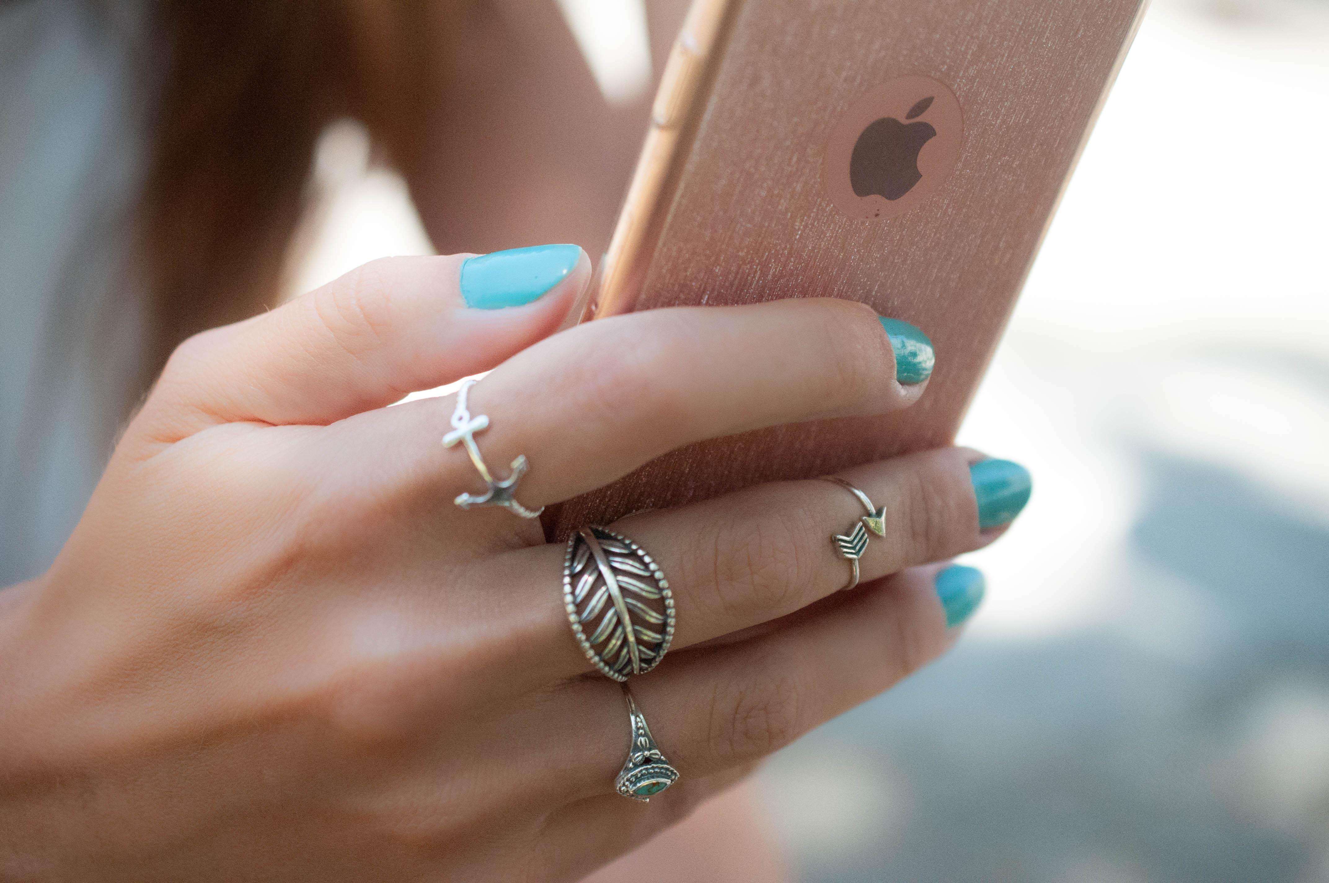 Anchor Ring~ Sterling Silver 925~ SMR090 - Maresia Jewelry