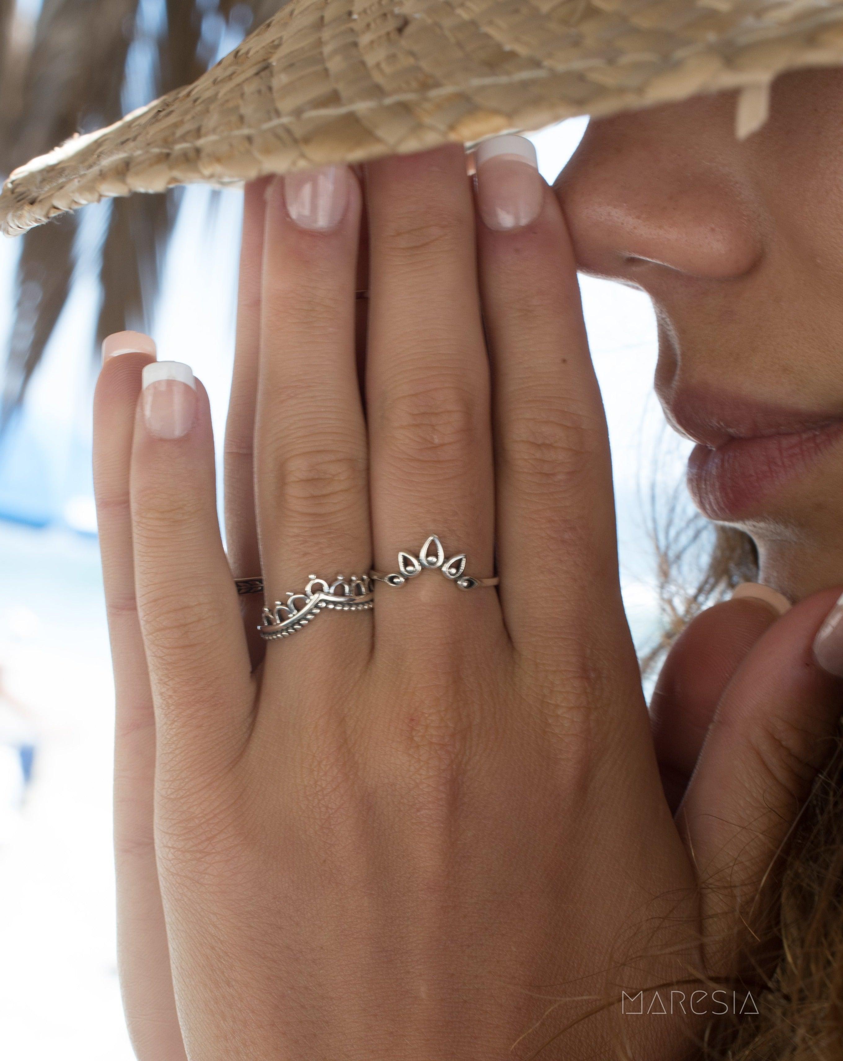 Andrea Ring~ Sterling Silver 925~ SMR037 - Maresia Jewelry