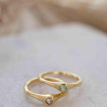 Aqua Chalcedony Gold Ring ~ Delicate ~ 18k Gold Plated ~ Handmade ~ Gemstone~Statement ~Everyday~ Hippie~Bohemian~Stackable ~MR331