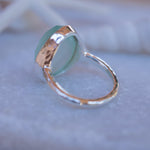 Aqua Chalcedony Ring ~ Sterling Silver 925 ~ MR215 - Maresia Jewelry