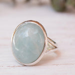 Aquamarine Ring ~ Sterling Silver 925 ~ MR168 - Maresia Jewelry