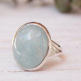 Aquamarine Ring ~ Sterling Silver 925 ~ MR168 - Maresia Jewelry