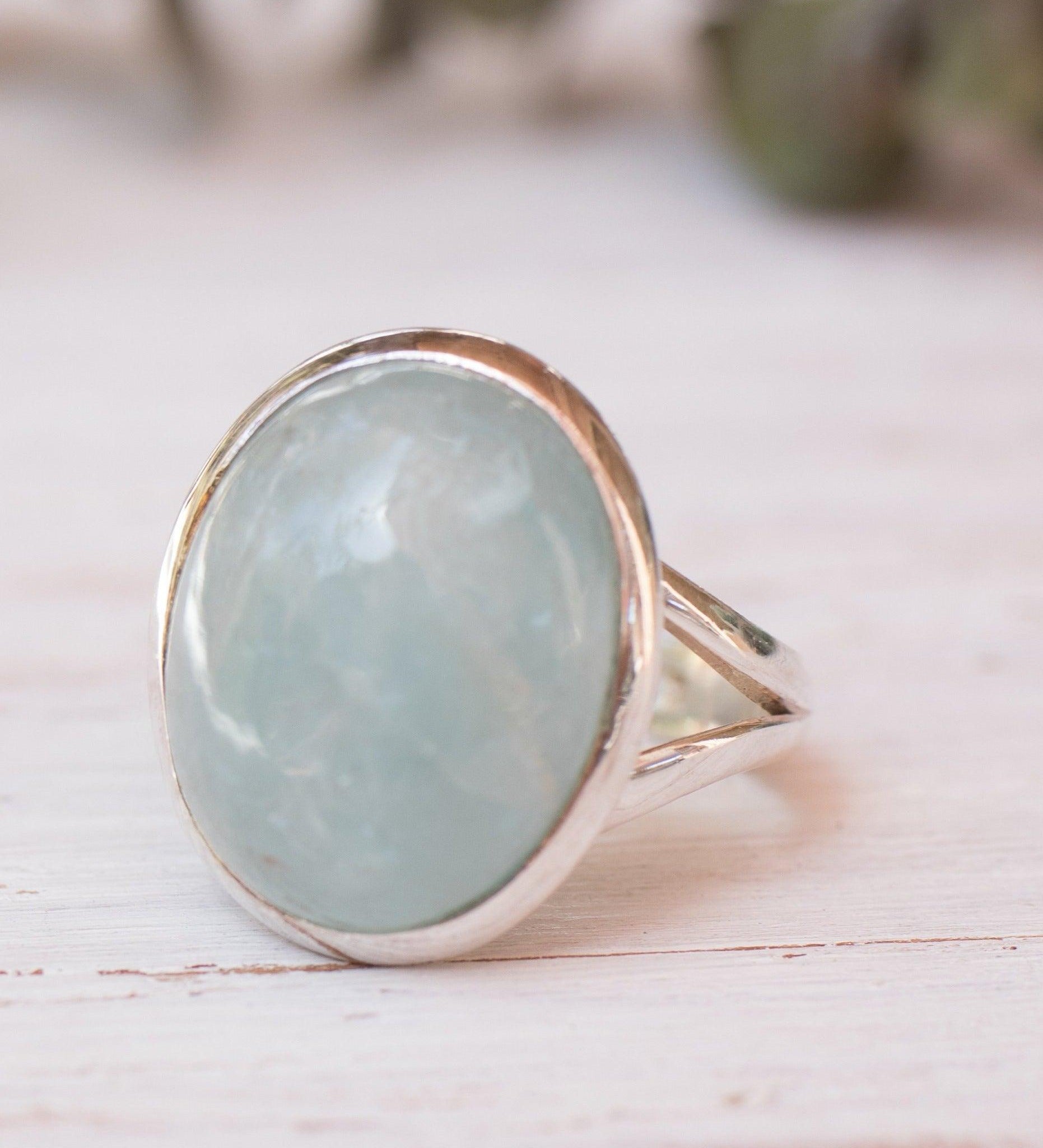 Aquamarine Ring ~ Sterling Silver 925 ~ MR168 - Maresia Jewelry