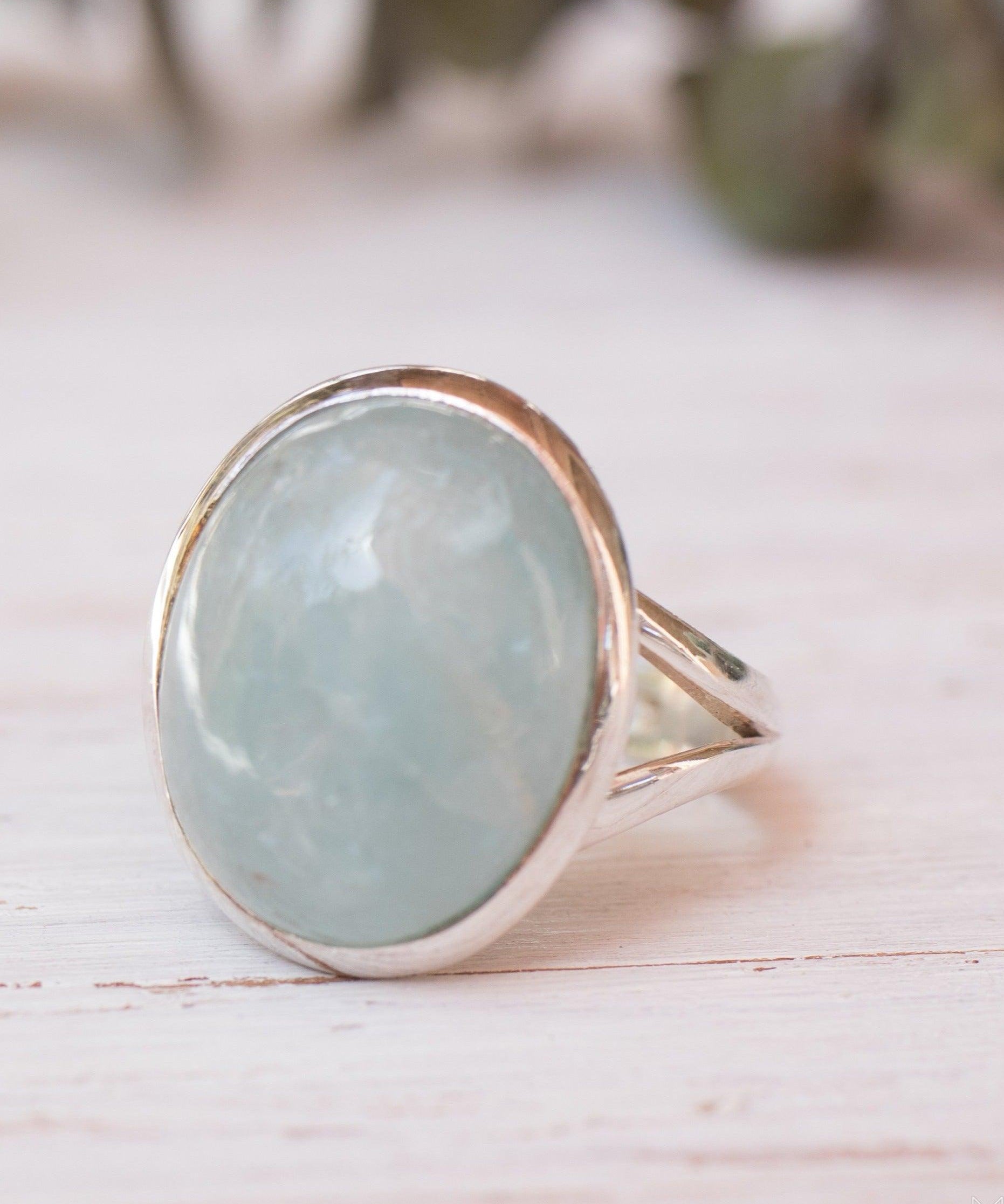 Aquamarine Ring ~ Sterling Silver 925 ~ MR168 - Maresia Jewelry