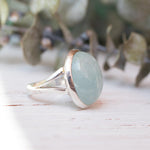 Aquamarine Ring ~ Sterling Silver 925 ~ MR168 - Maresia Jewelry