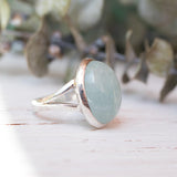 Aquamarine Ring ~ Sterling Silver 925 ~ MR168 - Maresia Jewelry