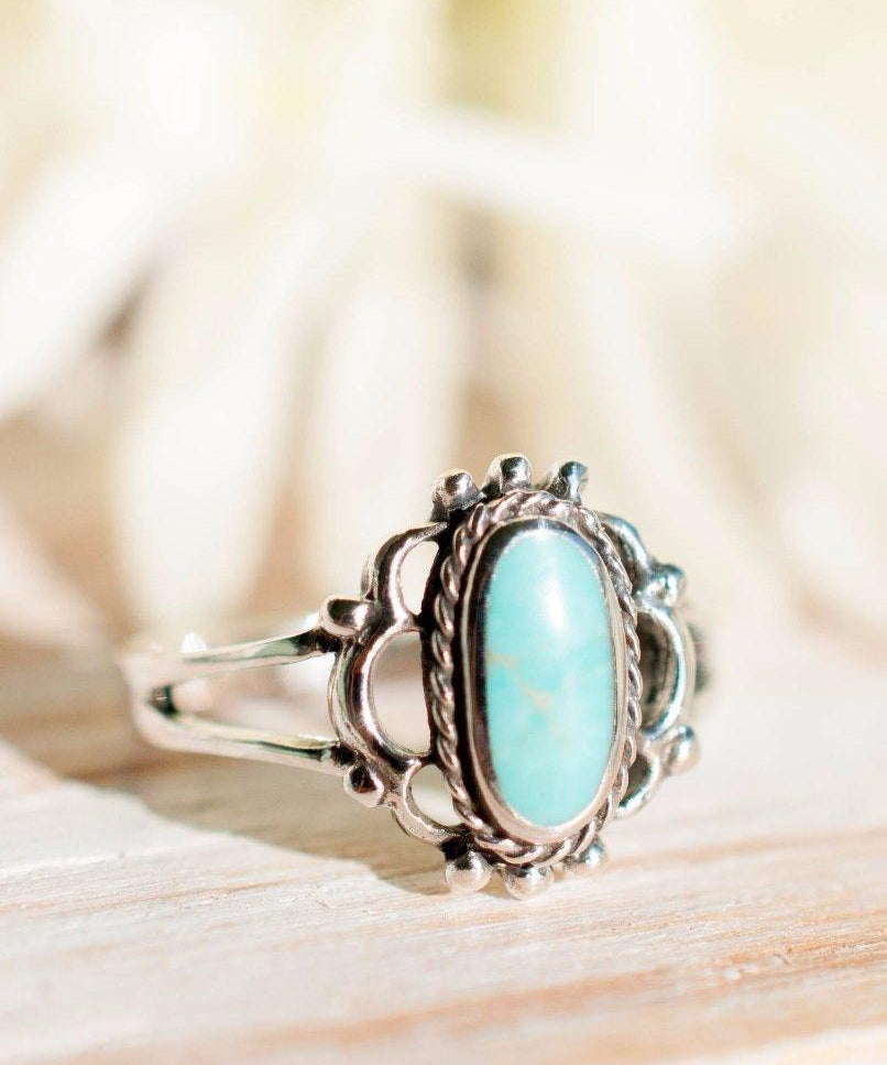 Babi Turquoise Ring ~Sterling Silver 925~SMR014 - Maresia Jewelry
