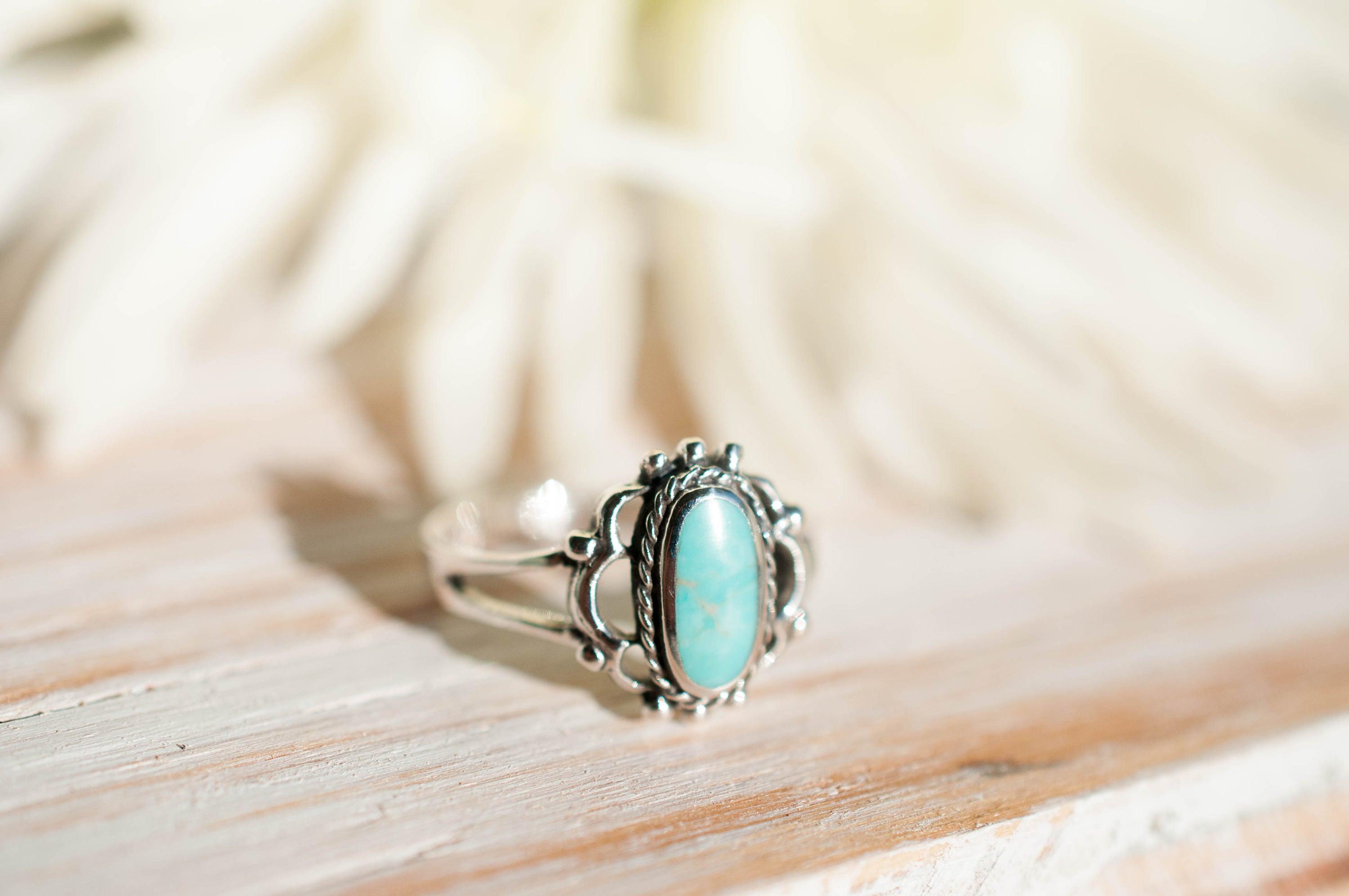 Babi Turquoise Ring ~Sterling Silver 925~SMR014 - Maresia Jewelry