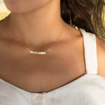 Bar Necklace ~ Sterling Silver 925 Gold Filled - Maresia Jewelry