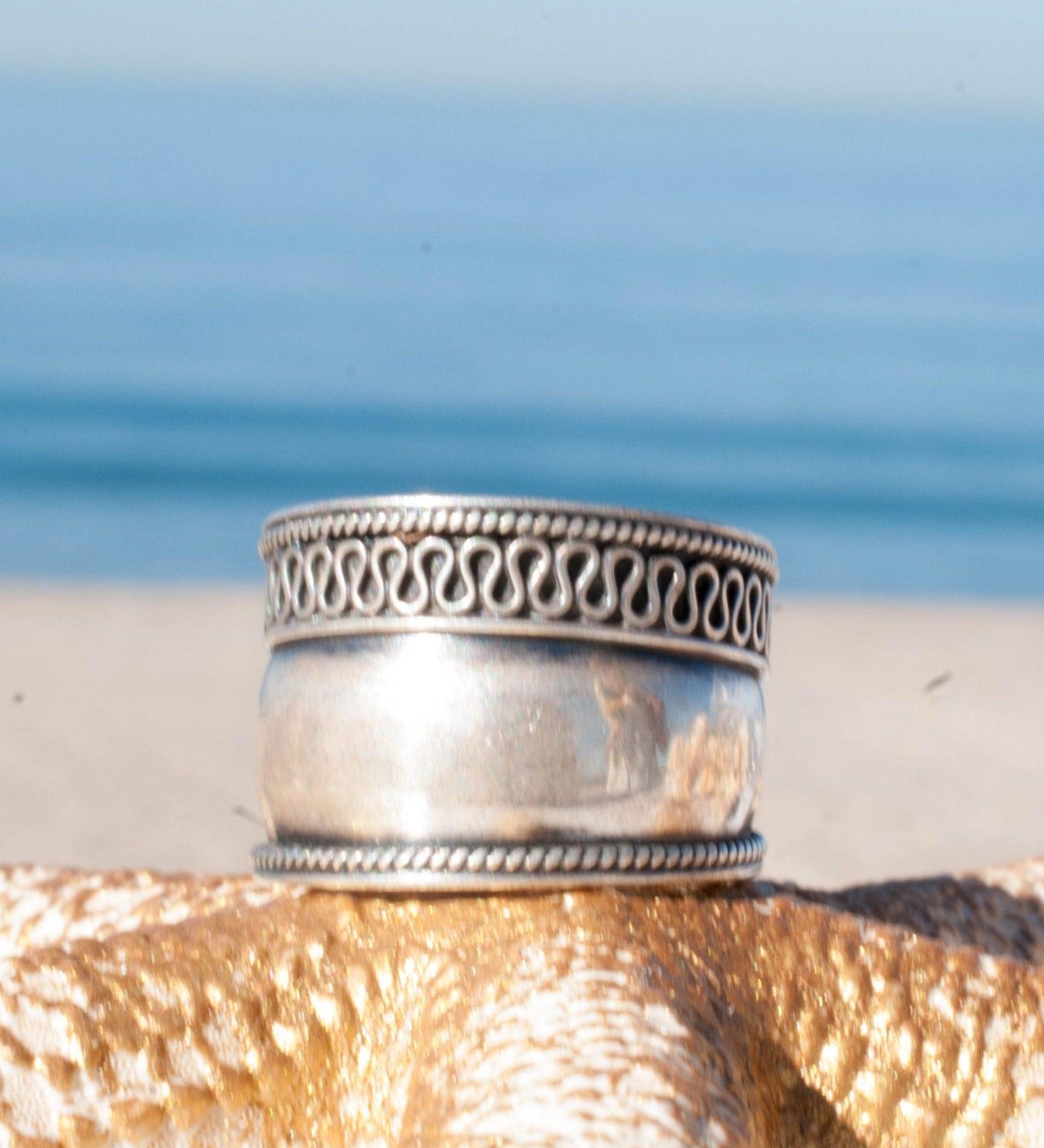 Barra Grande Ring~Sterling Silver 925 ~ SMR002 - Maresia Jewelry