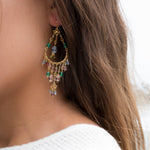 Bianca Chandelier Earrings ~Gold Plated ~ SME036 - Maresia Jewelry
