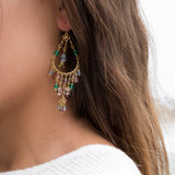 Bianca Chandelier Earrings ~Gold Plated ~ SME036 - Maresia Jewelry