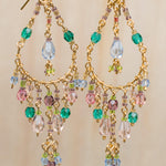 Bianca Chandelier Earrings ~Gold Plated ~ SME036 - Maresia Jewelry