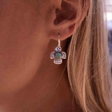 Turquoise Earrings ~ Bird ~ Eagle ~ Gemstone ~ Dangle ~ Sterling Silver 925 ~ Jewelry ~ Blue ~ Handmade ~ Natural~ December Birthstone~ME026