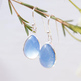 Blue Chalcedony Earrings~ Sterling Silver 925 ~ ME140 - Maresia Jewelry