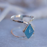 Blue Chalcedony ~ Sterling Silver 925 ~ MR216 - Maresia Jewelry