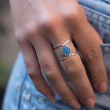 Blue Chalcedony ~ Sterling Silver 925 ~ MR216 - Maresia Jewelry