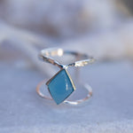 Blue Chalcedony ~ Sterling Silver 925 ~ MR216 - Maresia Jewelry