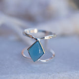 Blue Chalcedony ~ Sterling Silver 925 ~ MR216 - Maresia Jewelry